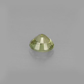 Tormalina naturale verde da 0,81 ct, taglio rotondo, VVS-VS