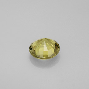 Tormalina naturale verde da 0,71 ct, taglio rotondo, VS