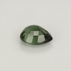 Tormalina naturale verde da 1,19 ct, taglio a pera, VVS-VS