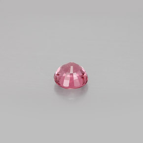 Tormalina naturale rosa da 0,75 ct, taglio rotondo, VS