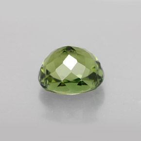 Tormalina naturale verde da 2,43 ct, taglio ovale, VVS