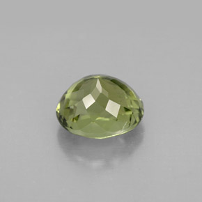 Tormalina naturale verde da 2,46 ct, taglio ovale, VVS