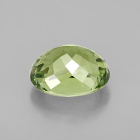 Tormalina naturale verde da 2,55 ct, taglio ovale, VVS