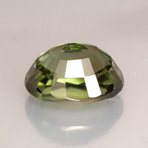 Tormalina naturale verde da 2,08 ct, taglio ovale, IF
