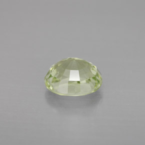 Tormalina naturale verde da 1,88 ct, taglio ovale, VVS