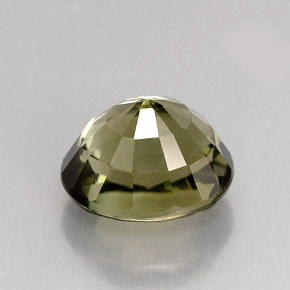 Tormalina naturale verde da 1,68 ct, taglio ovale, VVS-VS