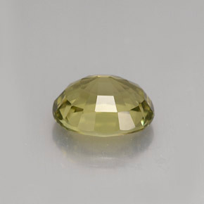 Tormalina naturale verde da 1,86 ct, taglio ovale, VVS