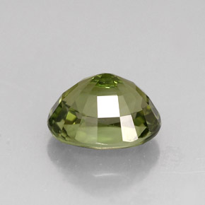 Tormalina naturale verde da 2,02 ct, taglio ovale, VVS