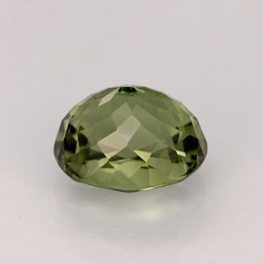 Tormalina naturale verde da 1,83 ct, taglio ovale, VVS
