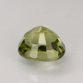 Tormalina naturale verde da 1,86 ct, taglio ovale, VVS