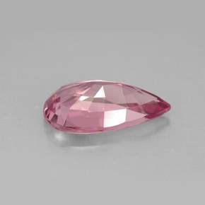Tormalina naturale rosa da 3,13 ct, taglio a pera, VVS