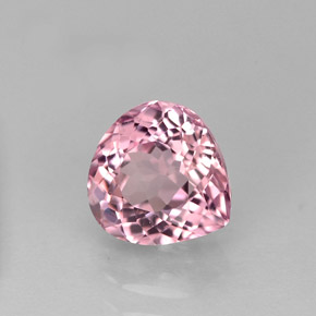 Tormalina naturale rosa da 1,61 ct, taglio a pera, VVS
