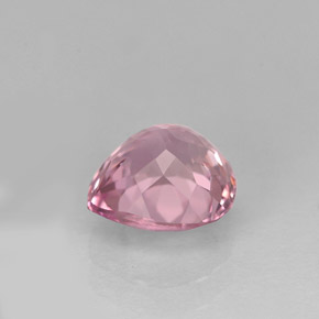 Tormalina naturale rosa da 1,61 ct, taglio a pera, VVS