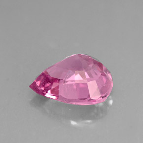 Tormalina naturale rosa da 2,31 ct, taglio a pera, VS