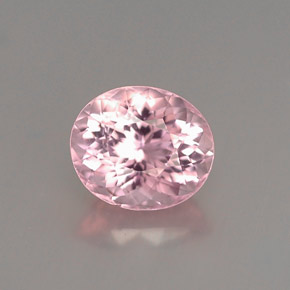 Tormalina naturale rosa da 1,14 ct, taglio ovale, VVS-VS