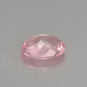 Tormalina naturale rosa da 0,98 ct, taglio ovale, VVS-VS