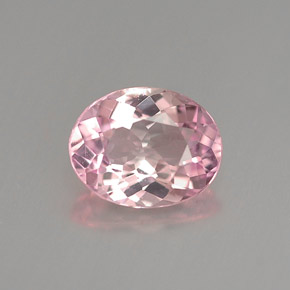 Tormalina naturale rosa da 1,04 ct, taglio ovale, VVS-VS