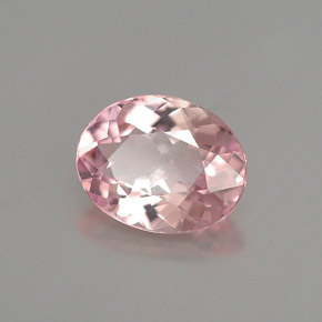 Tormalina naturale rosa da 1,04 ct, taglio ovale, VVS-VS