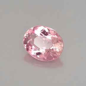 Tormalina naturale rosa da 0,82 ct, taglio ovale, VS