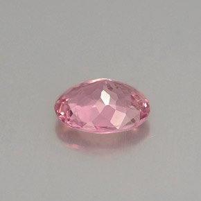 Tormalina naturale rosa da 0,82 ct, taglio ovale, VS