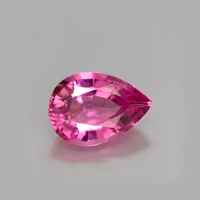 Tormalina naturale rosa da 0,98 ct, taglio a pera, VS