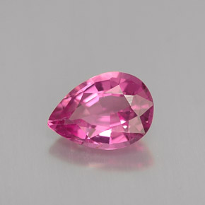 Tormalina naturale rosa da 0,98 ct, taglio a pera, VS
