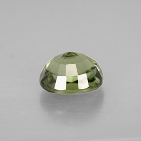 Tormalina naturale verde da 1,64 ct, taglio ovale, VVS-VS