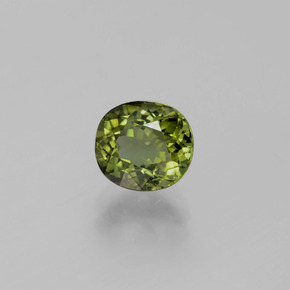 Tormalina naturale verde da 1,58 ct, taglio ovale, VVS-VS