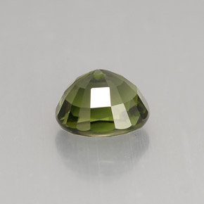 Tormalina naturale verde da 1,42 ct, taglio ovale, VVS-VS