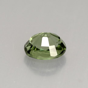 Tormalina naturale verde da 1,35 ct, taglio ovale, VVS-VS