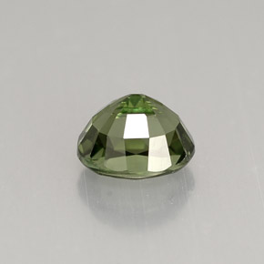 Tormalina naturale verde da 1,18 ct, taglio ovale, VVS