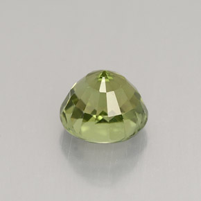 Tormalina naturale verde da 1,43 ct, taglio rotondo, VVS-VS