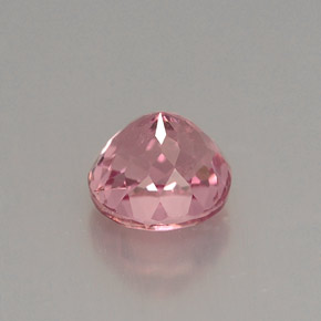 Tormalina naturale rosa da 1,29 ct, taglio rotondo, VVS-VS