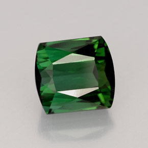 Tormalina naturale verde da 3,57 ct, forma fantasia, VVS