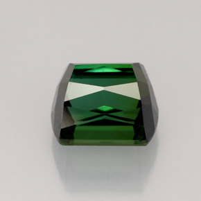 Tormalina naturale verde da 3,57 ct, forma fantasia, VVS