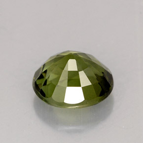 Tormalina naturale verde da 1,18 ct, taglio ovale, VVS-VS