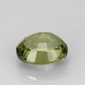 Tormalina naturale verde da 1,56 ct, taglio ovale, VVS