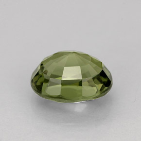 Tormalina naturale verde da 1,34 ct, taglio ovale, VVS-VS