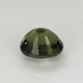 Tormalina naturale verde da 1,37 ct, taglio ovale, VVS-VS