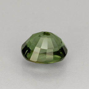 Tormalina naturale verde da 1,33 ct, taglio ovale, VS