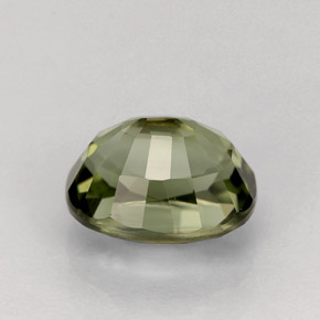 Tormalina naturale verde da 1,50 ct, taglio ovale, VVS-VS