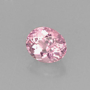 Tormalina naturale rosa da 0,99 ct, taglio ovale, VVS-VS