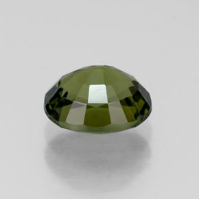 Tormalina naturale verde da 1,07 ct, taglio ovale, VVS
