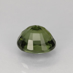 Tormalina naturale verde da 1,21 ct, taglio ovale, VVS