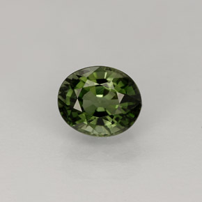 Tormalina naturale verde da 1,01 ct, taglio ovale, VVS