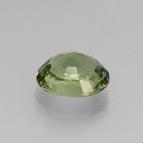Tormalina naturale verde da 0,86 ct, taglio ovale, VVS