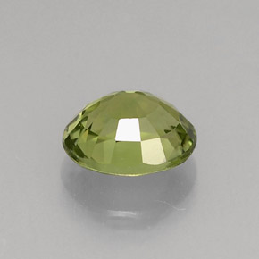 Tormalina naturale verde da 0,89 ct, taglio ovale, VVS