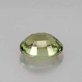 Tormalina naturale verde da 1,41 ct, taglio ovale, VVS