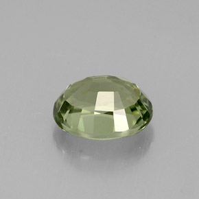 Tormalina naturale verde da 1,39 ct, taglio ovale, VVS