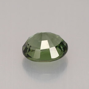 Tormalina naturale verde da 1,03 ct, taglio ovale, VVS